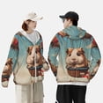 thumbnail image 4 of Balery Hot Air Balloon Guinea Pig Sudadera ligera de manga larga con capucha y protección solar UPF 50+ para hombre y mujer, ideal para pesca y running-X-Large, 4 of 7
