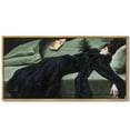 thumbnail image 5 of Drsoum VLarge 20x40in Natural Framed intage Wall Art Classic Moody Decadent Young Woman After the Dance Victorian Wall Prints Living room Bedroom Office Decor, 5 of 7