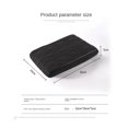thumbnail image 5 of LEEYNEER Wave Embroider PU Leather Car Armrest Mat Center Console Arm Rest Protection Cushion Auto Armrests Storage Box Cover Pad, 5 of 5