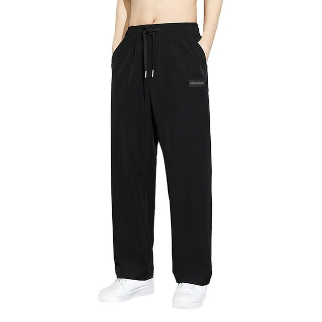 Pantalones casuales de verano con cordones y bolsillos para hombre: pantalones deportivos de playa de color liso, material duradero, tallas M-XXXXL, combinan con varios tipos de calzado