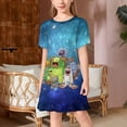 thumbnail image 2 of My Singing Monsters Girls Short Sleeve Dress Soft Cute Designs Dresses Casual T-Shirt Dress 150CM, 2 of 7