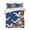 Blue, variant on Quilts Full Size Bedding Set, Japanese Style Lightweight Quilted Comforter, Country Vintage Blossom Peony Birds Soft Reversible Bedspread Coverlet with Pillow Covers for All Season, 78" x 90"