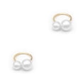 thumbnail image 4 of Minnieouse Aleación anillo dedos colgante joyería de moda multicolor mano de obra fina exquisitos suministros de boda ajustables de moda Oro 2piezas, 4 of 6