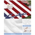 thumbnail image 6 of Anchor Red Beach Towels Oversized Super Absorbent, Modern Navy Blue White Striped Nautical Lightweight Bath Towel Quick Dry Sets For Bathroom/Pool/Rv Camping/Beach Play/Gym Room/Picnic 31"x62", 6 of 8