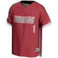 thumbnail image 2 of Men's GameDay Greats #1 Crimson Washington State Cougars Lightweight Baseball Jersey, 2 of 4