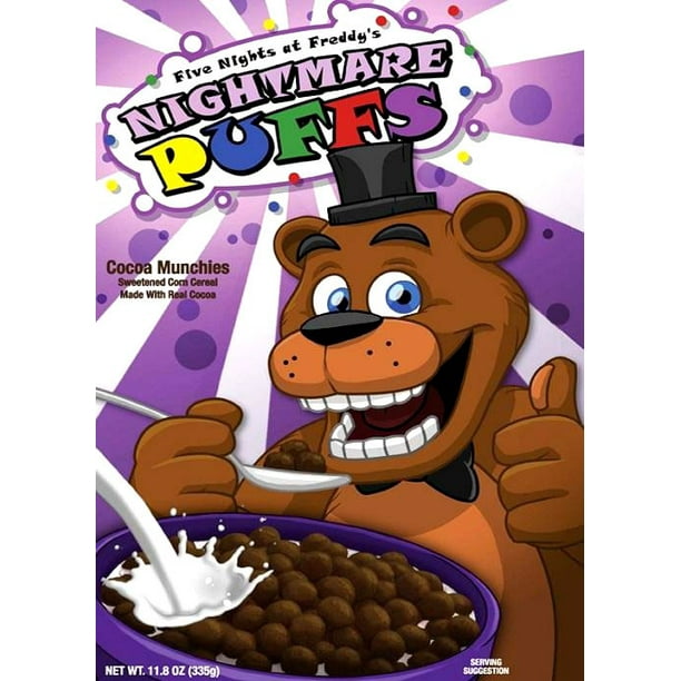 Five Nights At Freddy S Nightmare Puffs Breakfast Cereal Walmart Com Walmart Com