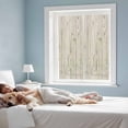 thumbnail image 3 of Farmhouse Vintage Window Privacy Film, Summer Country Retro Wooden Grain Static Cling UV Sun Blocking Heat Control Window Tint Day and Night, Non-Adhesive One Way Windows Privacy Cover 19.6''x39.3'', 3 of 7
