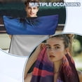 thumbnail image 3 of XYZCANDO Palm Tree Car Seat Cover Towel Sunset Waterproof Sweat Towel Bucket Seat Covers Sweatproof Yoga Towels Blanket with Storage Bag Universal Fit for Cars SUV Sedans, 3 of 7