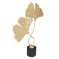 thumbnail image 1 of Statue en Feuille, Belle Base Décorative en Bois de Style Doré pour la Maison, 1 of 8