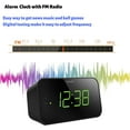 PHILIPS Digital, Dual Alarm Clock , Gentle Wake With FM Radio For