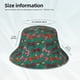 thumbnail image 3 of Balery red and green bow tie Sombreros para el sol para hombre y mujer, sombrero de pescador con UPF 50+, 3 of 6