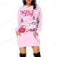 thumbnail image 3 of Vestido con capucha para mujer Primavera Otoño 2024 Sudadera con capucha de manga larga con estampado 3D de HELLO KITTY Sudadera con capucha informal de corte entallado para Navidad para mujer Y2K, 3 of 5