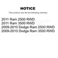 thumbnail image 2 of Kugel Front Wheel Bearing Hub Assembly 70-515123 for Car Dodge Ram 2500 3500 RWD, 2 of 11