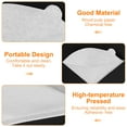 thumbnail image 4 of Filtros de café desechables en cono de papel Uxcell, paquete de 300, 115 mm para uso en casa y oficina, para cafetera de goteo, 4 of 6
