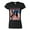 Black, variant on Freedoom Statue Of Liberty USA Flag Printed Lady Tee Shirt Color Black Small