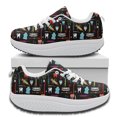 thumbnail image 1 of Kawaii Medical Device Illustration Pattern Autumn Winter Round Toe Vulcanized Shoes Brand Design Comfortable Lace Up Sneakers, 1 of 5