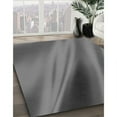 thumbnail image 3 of Ahgly Company Machine Washable Indoor Round Transitional Grey Gray Area Rugs, 6' Round, 3 of 7