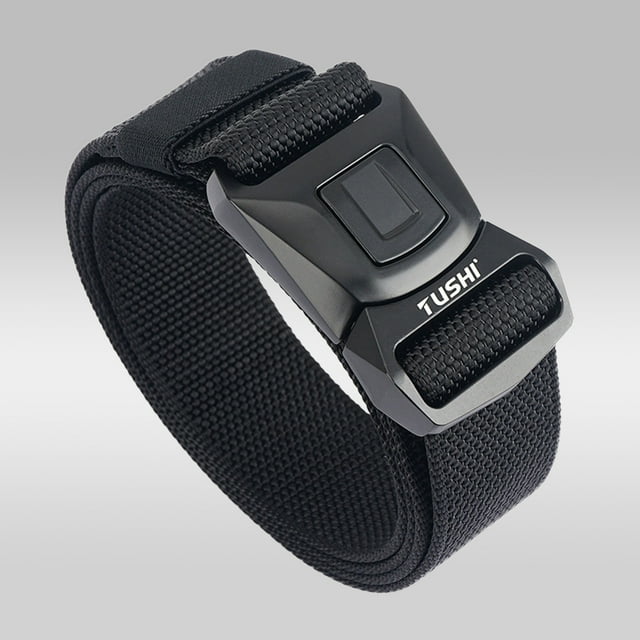 Ceinture pour Hommes avec Longueur Réglable, Multifonctionnelle, Résistante à l'Usure et Respirante Ceinture de Sport Extérieure