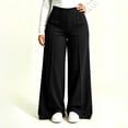 thumbnail image 2 of Wide Leg Yoga Pants for Women Plus Size Elastic Waist Casual Lounge Trousers Fashion Sport Pants, 2 of 6
