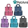 thumbnail image 7 of PetAmi Dog Travel Bag Pet Supplies Accessories Organizer For Traveling, Camping, Weekend; Cat Pet Travel Bag Kit includes 2 Food Storage Containers, 2 Collapsible Bowls, 1 Feeding Mat (Navy Blue), 7 of 7