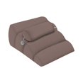 thumbnail image 1 of Almohada de cuña para dormir, almohada de apoyo para las piernas, cojín ergonómico, almohada para juegos, almohada triangular multifunción para leer, Marrón, 1 of 8
