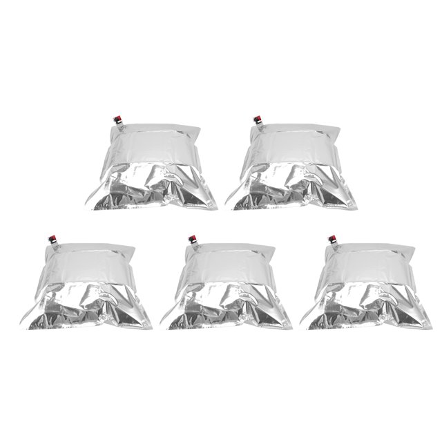 Emergency Water Jug Bags, Liquid Jug Bags With Tap Individual Faucets Space Saving For Work For Party 15L