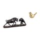 thumbnail image 1 of Escultura Moderna De Toro Y Pájaro Feng Shui Para Escritorio, Oficina, Decoración Del Hogar, Regalo De Cumpleaños, Inauguración De La Casa, Obra De Arte Animal China, 1 of 8