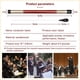 thumbnail image 4 of BastóN de DireccióN, BastóN de Director, BastóN de MúSica, BastóN de Orquesta con Cilindro de Almacenamiento Manejar de éBano, BastóN de MúSica, 4 of 5