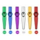 thumbnail image 5 of Kazoo Instrumento musical Kazoo de aleación de aluminio de 6 piezas para niños adultos principiantes Tomshoo Kazoo, 5 of 6