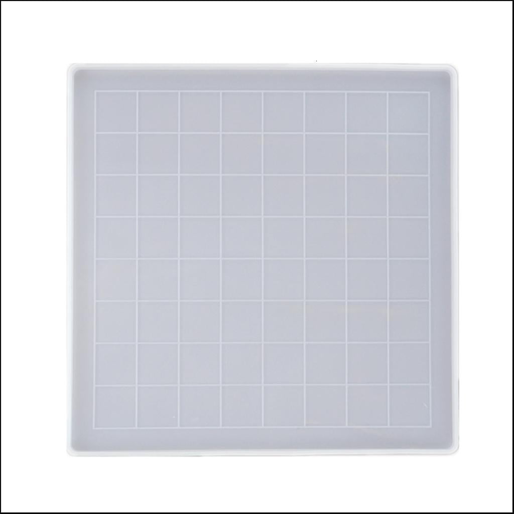 18 Pcs Chess Silicone Resin Mold Classic Checkers Board Crystal Epoxy Resin Kit