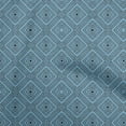 thumbnail image 1 of oneOone Tissu Polyester Spandex Vert Sarcelle Foncé Tissu Géométrique pour Robe Tissu Imprimé au Mètre 56 Pouces de Large, 1 of 4
