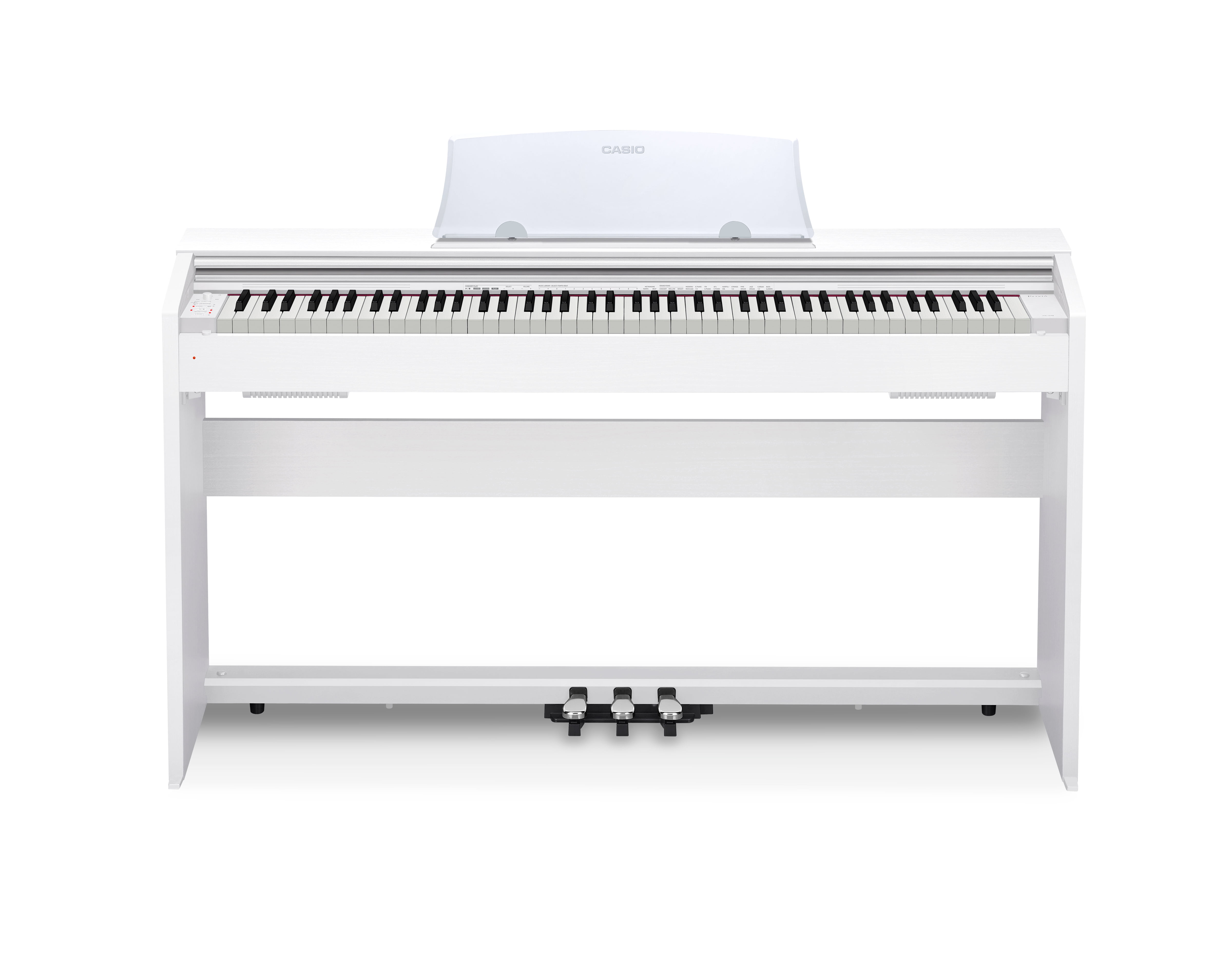 Casio PX770 WH Privia Digital Piano with 88 scaled, weighted hammer-action keys, White - Walmart.com