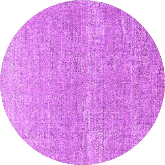 Ahgly Company Indoor Round Oriental Purple Industrial Area Rugs, 4' Round