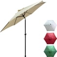 thumbnail image 3 of Sombrilla Con Angulo Kit 4 Piezas Jardimex  Jardin Playa 2.7 Metros Beige, 3 of 11