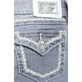 thumbnail image 3 of CLASH Jeans Junior WOMENS Denim Stretch Bootcut Straight Leg Pants, 3 of 4