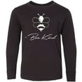 thumbnail image 3 of Inktastic Bee Kind Cute Bee Long Sleeve Youth T-Shirt, 3 of 5