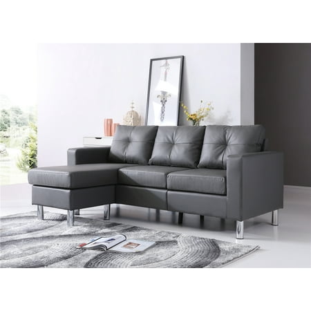 Braxton Small E Convertible Sectional Gray Color Braxton Small E Convertible Sectional Gray Color
