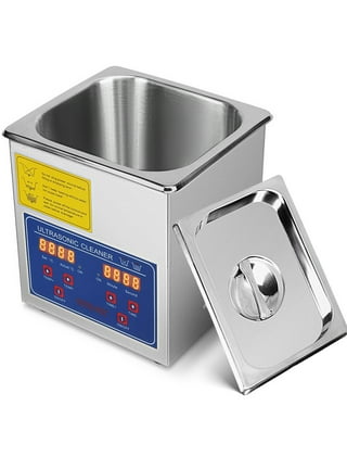 Gem Glow Ultrasonic Cleaning Machine for Jewelry & Watches, with Timer &  Watch Holder, Stainless Steel 
