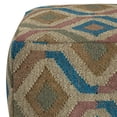 thumbnail image 6 of Simpli Home Simpli Home Johanna Boho Square Pouf in Multi-Color KILIM Woven Jute, 6 of 6
