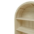thumbnail image 2 of Arched Pantry Cabinet, Farmhouse Tall Buffet Cabinet with Drawers and Adjustable Shelves, Wooden Coffee Bar Cabinet with Storage, for Kitchen, Dining Room, Living Room, 2 of 9