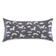 thumbnail image 3 of Unicorn Rainbow Cloud Pattern Pillowcase Queen Size 30''x20'' Satin Double-Sided Print Soft Wrinkle Resistant, 3 of 9