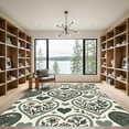 thumbnail image 2 of ODIKA 4' x 6' Machine Washable Non-Slip Area Rug, cottagecore floral High Traffic Rug, Green, 1141630, 2 of 7