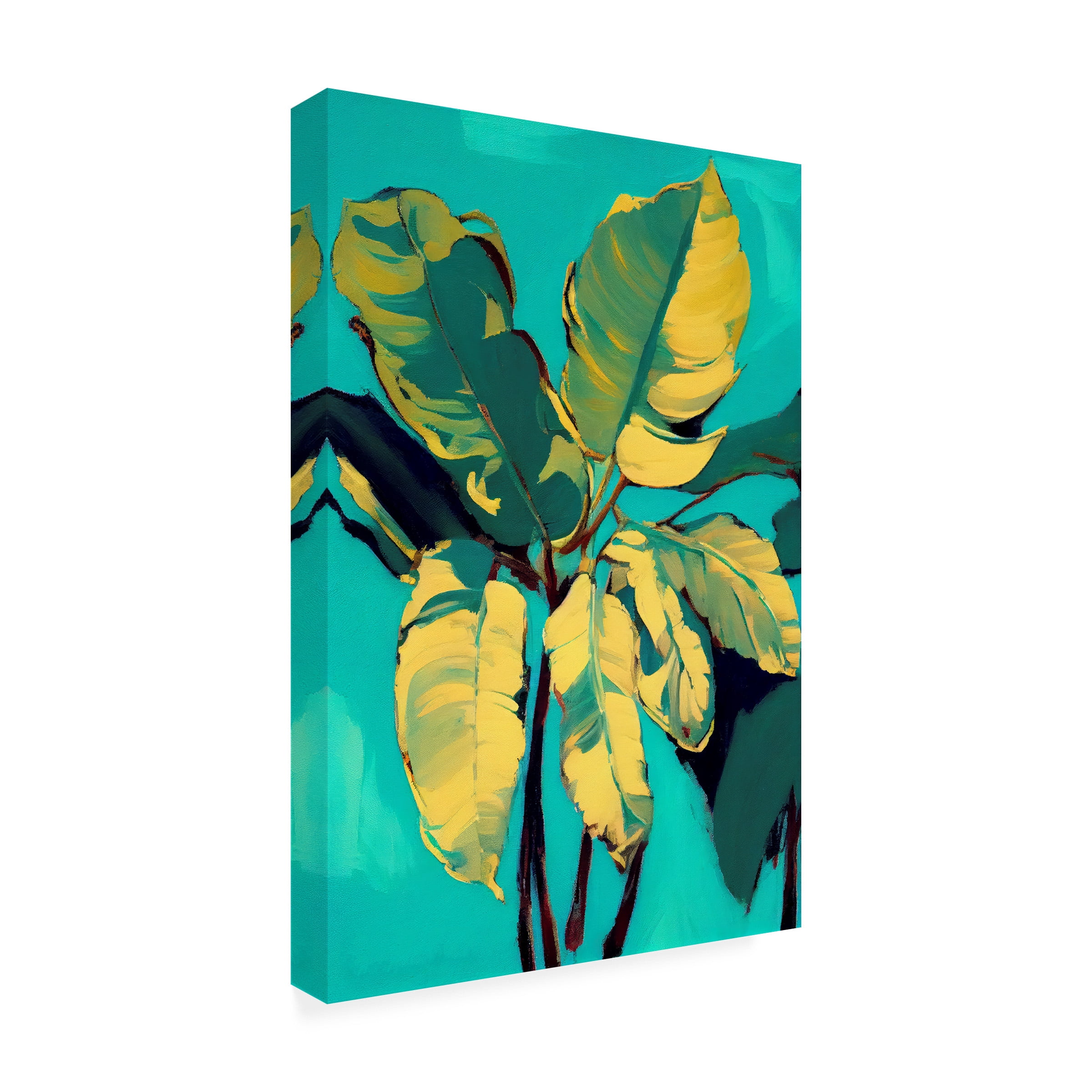 Treechild 'Banana Leafs' Canvas Art