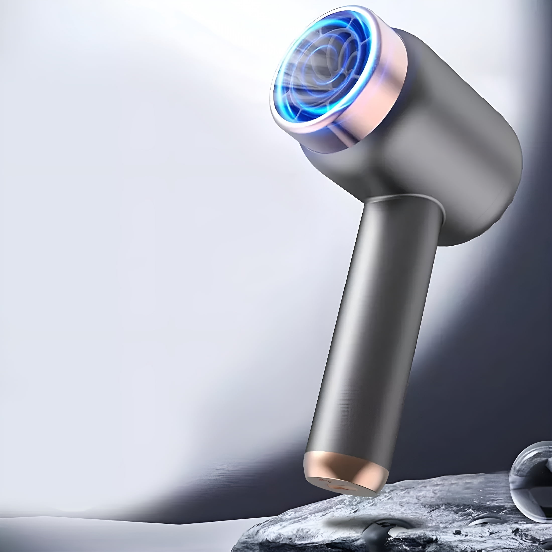 HBMYN Portable Cordless Hair Dryer Lightweight Bladeless Design with Speed Settings 1000W