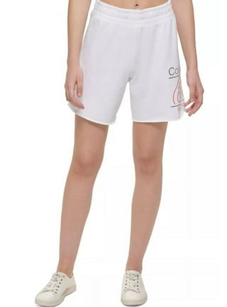 Calvin Klein Women's 2 Piece Pajama Set Short Sleeve T-Shirt & PJ Pant,  Navy, L 
