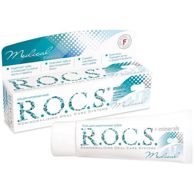 Pasta de dientes R.O.C.S Medical Minerals Gel remineralizante 45ml