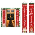 thumbnail image 4 of Decoraciones navideñas para la puerta del hogar, pancarta colgante para el porche. ML02, 4 of 7