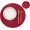 H Red, variant on Round Leather Placemats for Round Tables Set of 8, Gray Table Place Mats and Coasters, Washable Easy to Care for Indoor Decor