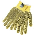 thumbnail image 3 of Kevlar® Two-Sided PVC Dots Gloves, Yellow/Brown, Large, 1 Pair, 3 of 3