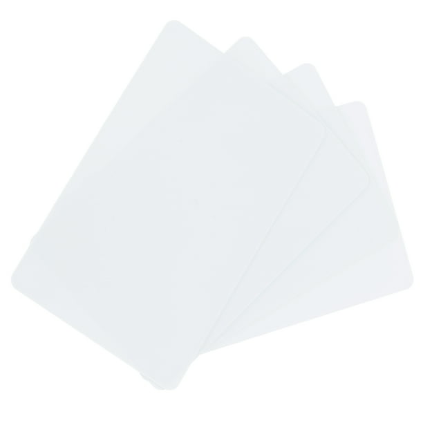 Paquete de 40 tarjetas en blanco, tarjetas de crédito en blanco de 20 mil, tarjetas de plástico blancas